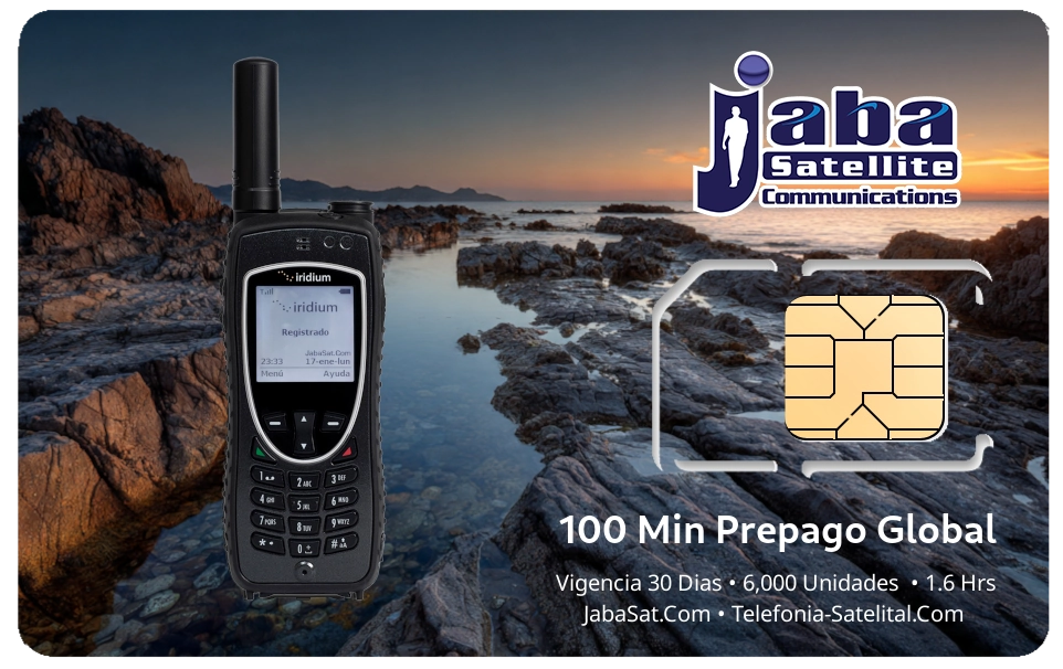 100 Minutos SIM Prepago IRIDIUM