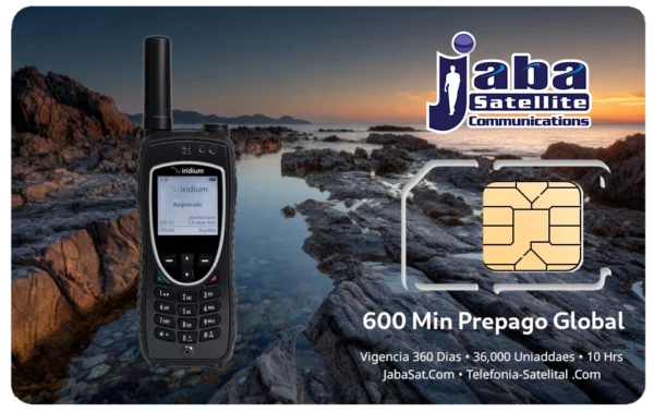 600 Minutos SIM Prepago IRIDIUM