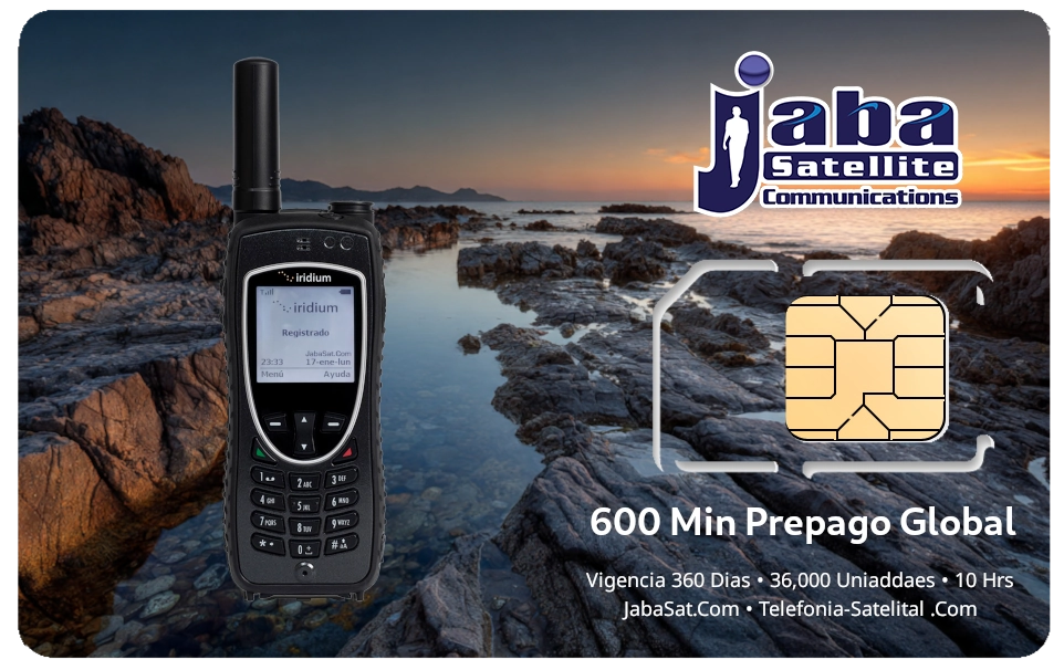 600 Minutos SIM Prepago IRIDIUM
