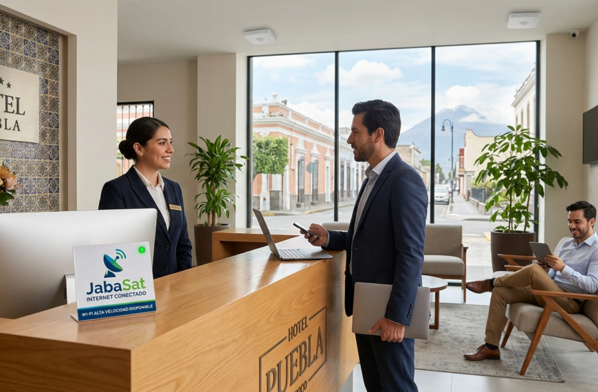 Conectividad Ininterrumpida: JabaSat Internet para Hoteles en Puebla